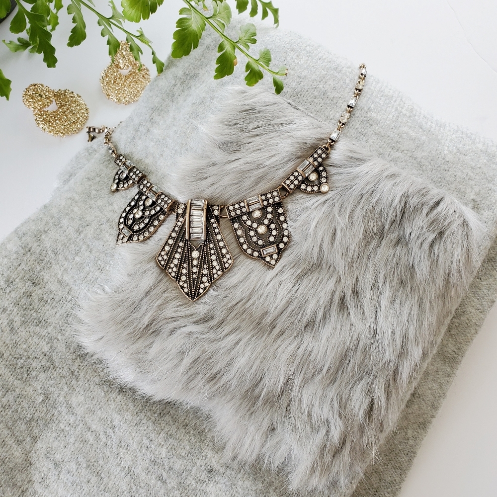 Gray Open Longline Sweater